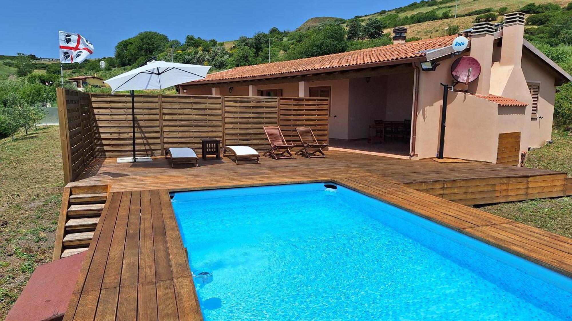 Villa Marci Con Piscina Privata A Nulvi Номер фото